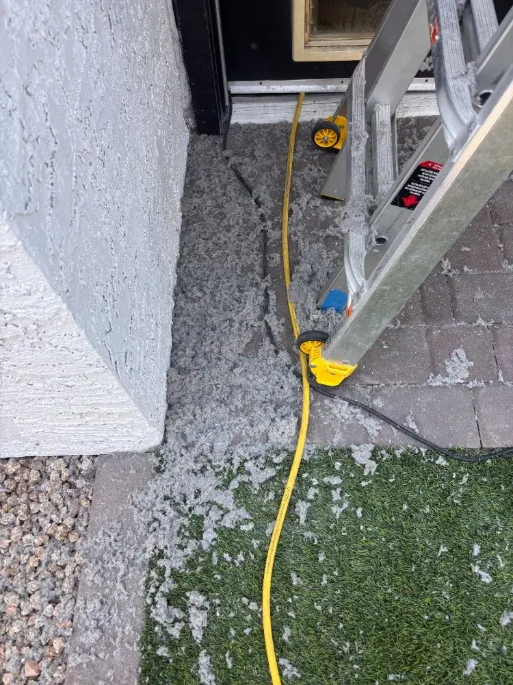 The volume of lint pulled from one line